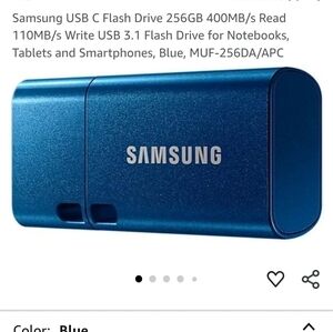 Samsung Blue Portable SSD